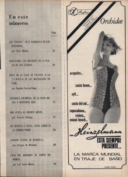 LAMINA V21758: Publicidad trajes de baño Heinzelmann