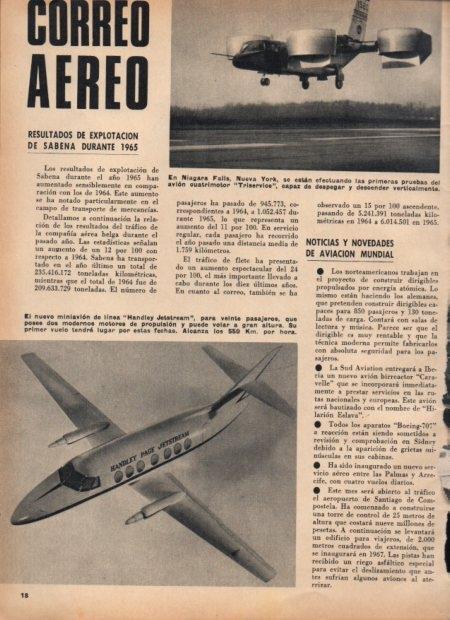 LAMINA V21753: Miniavion Handley Jetstream