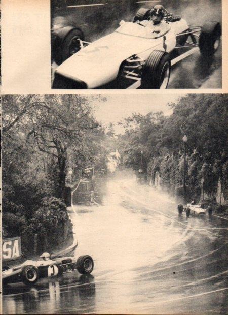 LAMINA V21798: Curva de la Rosaleda en Gran Premio de Barcelona formula 3