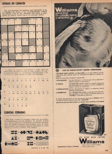 LAMINA V21780: Publicidad hair lotion Williams