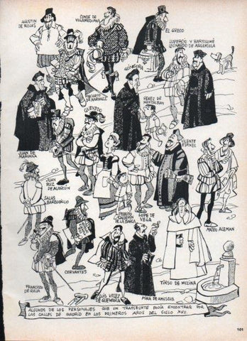 LAMINA V21777: Ilustracion de Mingote para capitulo IX seccion historia de Madrid I