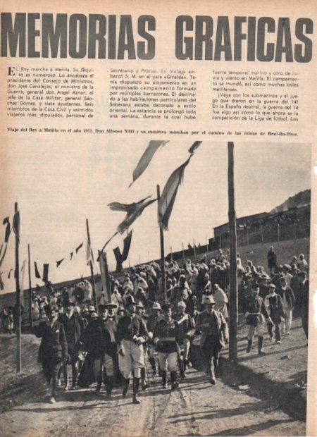 LAMINA V21742: Alfonso XIII en Melilla año 1911