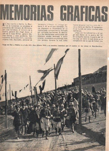 LAMINA V21742: Alfonso XIII en Melilla año 1911