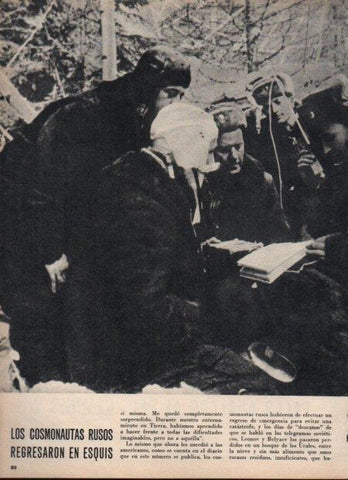 LAMINA V21697: Rescate de los cosmonautas Leonov y Belyaev