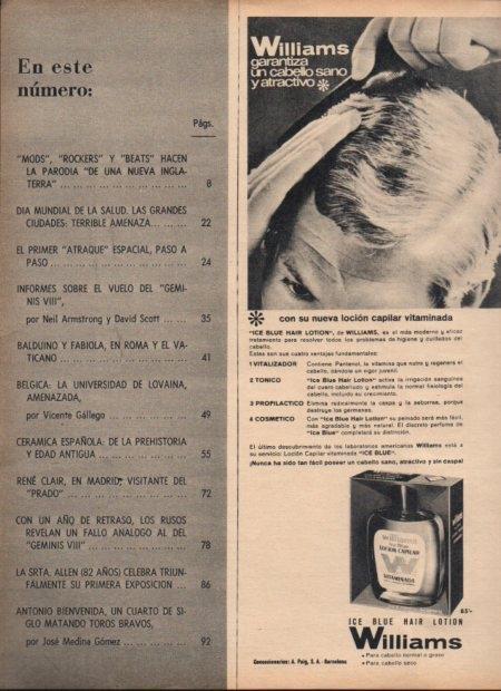 LAMINA V21688: Publicidad locion capilar Williams