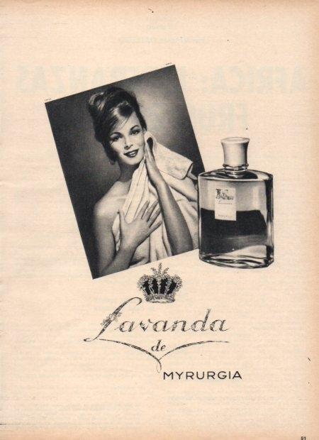 LAMINA V21684: Publicidad Lavanda de Myrurgia