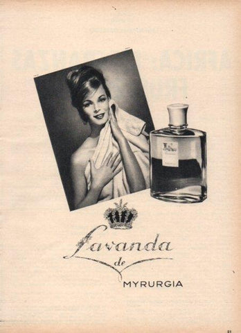LAMINA V21684: Publicidad Lavanda de Myrurgia