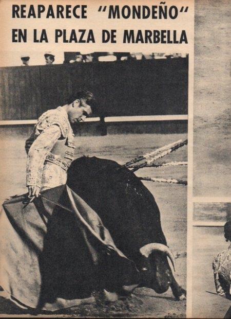 LAMINA V21690: Mondeño en la plaza de toros de Marbella