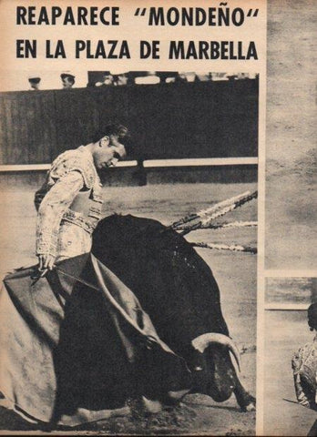 LAMINA V21690: Mondeño en la plaza de toros de Marbella