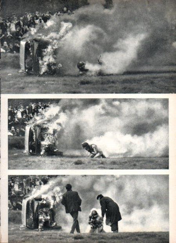LAMINA V21807: Peter Proctor en accidente rallye de Goodwood