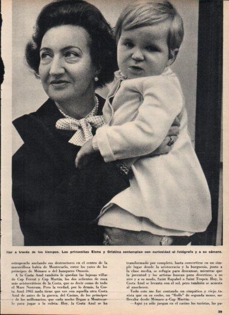 LAMINA V21730: Condesa de Barcelona e infanta Elena