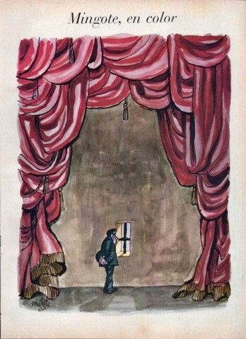 LAMINA V21724: Ilustracion de Mingote en color Blanco y Negro numero 2815