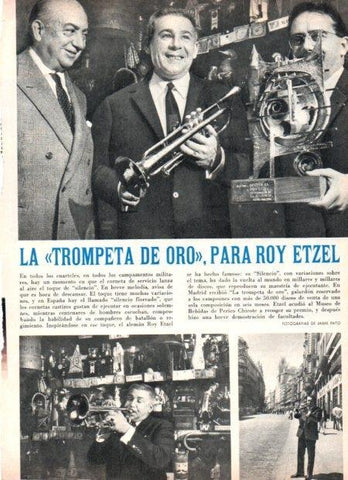 LAMINA V21905: Roy Etzel con La trompeta de oro