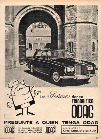 LAMINA V21896: Publicidad frigorifico Odag