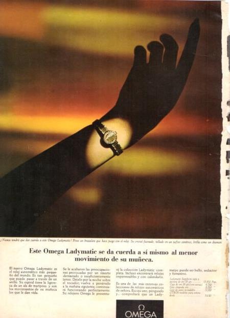 LAMINA V21910: Publicidad Omega Ladymatic