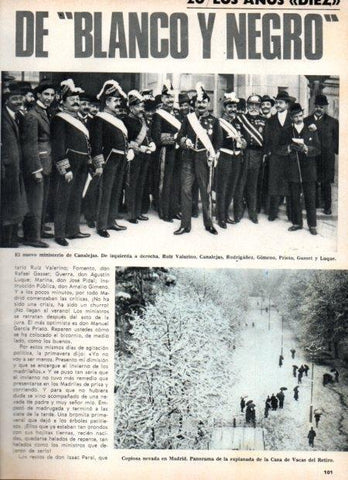LAMINA V21936: El nuevo ministerio de Canalejas