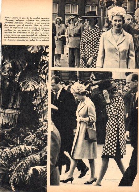 LAMINA V21931: Isabel II en Bruselas