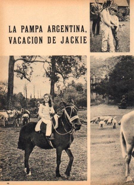 LAMINA V21878: Carolina Kennedy en la Pampa Argentina