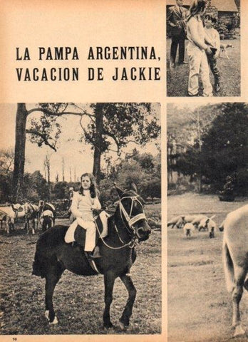 LAMINA V21878: Carolina Kennedy en la Pampa Argentina