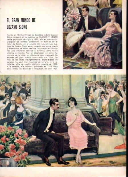 LAMINA V21839: El baile de la duquesa por Adolfo Lozano Sidro