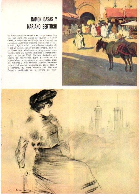 LAMINA V21837: Ilustracion lapiz carbon de 1902 por Ramon Casas
