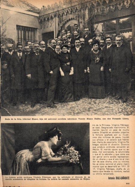 LAMINA V21811: Boda de la hija de Vicente Blasco Ibañez