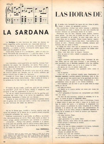 LAMINA V21825: La Sardana por Juan Maragall 1898