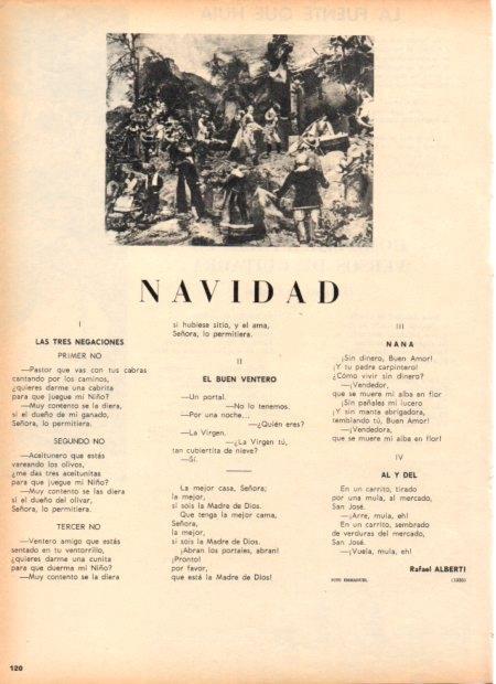 LAMINA V21844: navidad por Rafael Alberti 1930