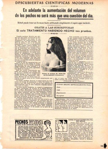 LAMINA V21874: Descubiertas cientificas modernas aumento de pecho