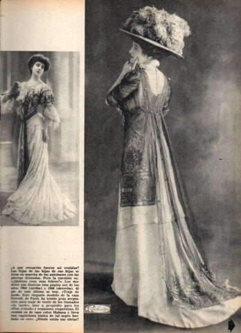 LAMINA V21866: Modelos años 1904 y 1908