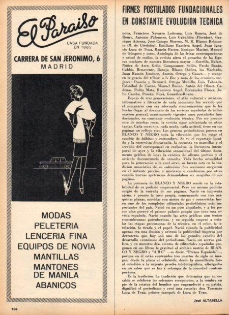 LAMINA V21861: Publicidad El Paraiso fundada en 1885