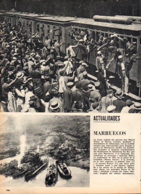 LAMINA V21852: Batallon que parte para Marruecos en estacion de tren de Madrid