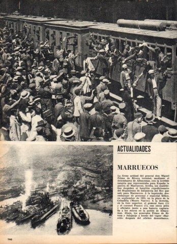 LAMINA V21852: Batallon que parte para Marruecos en estacion de tren de Madrid