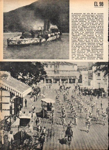 LAMINA V21848: Ultimo desfile tropas españolas en La Habana 1898