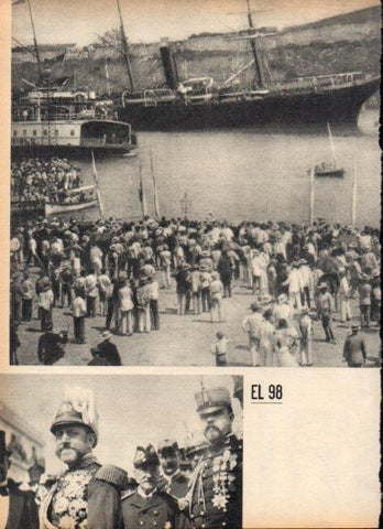 LAMINA V21847: Trasatlantico Santiago en La Habana 1896