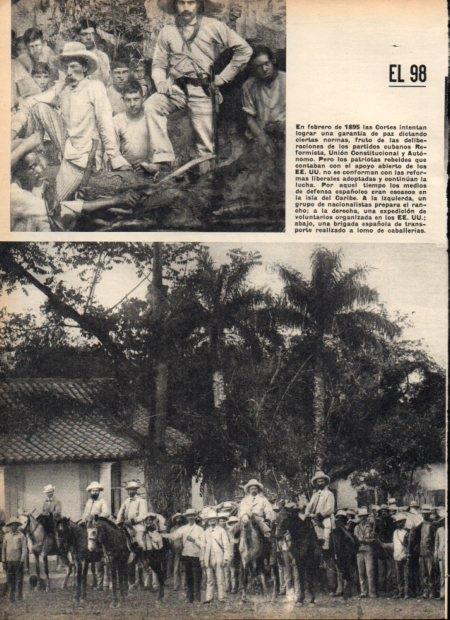 LAMINA V21846: Brigada española de transporte en la Habana 1895