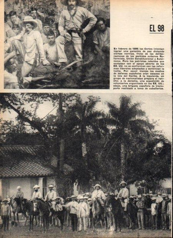 LAMINA V21846: Brigada española de transporte en la Habana 1895