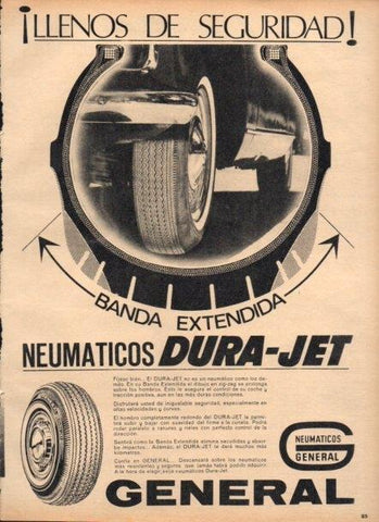 LAMINA V22212: Publicidad neumaticos General