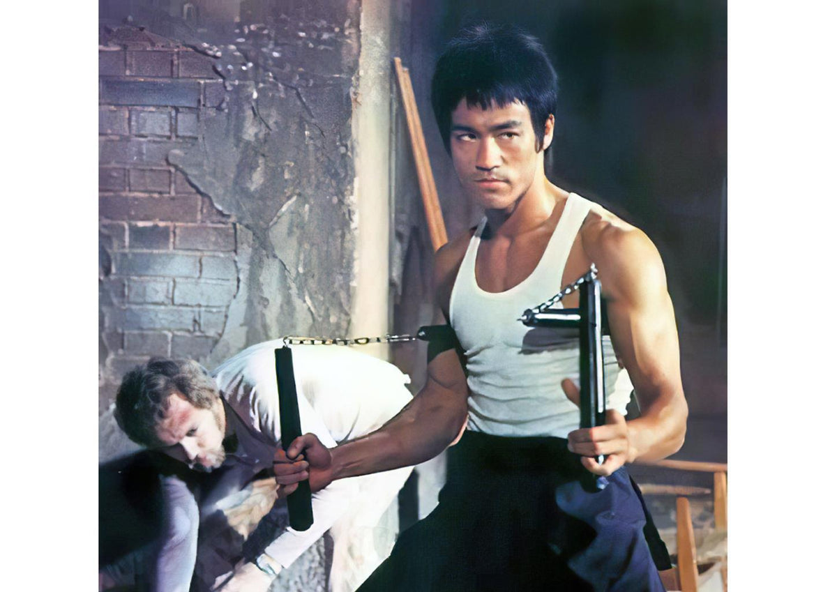 Poster DIN 4 numero 882: Bruce Lee, modelo 02