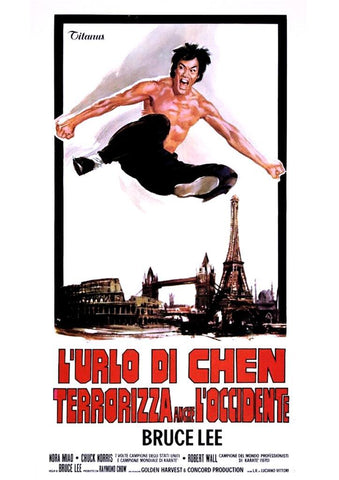 Poster DIN 4 numero 0884: Bruce Lee, modelo 04