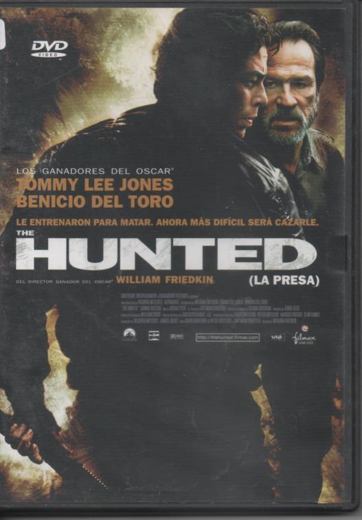 DVD E00460: DVD The Hunter. Tommy Lee Jones. Benicio del Toro