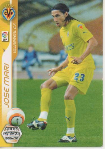 Cromo E004198: Trading Card. Mega Cracks 06-07. nº 340 José Mari. Delantero. Villarreal C.F.