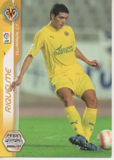 Cromo E004196: Trading Card. Mega Cracks 06-07. nº 338 Riquelme. Medio. Villarreal C.F.