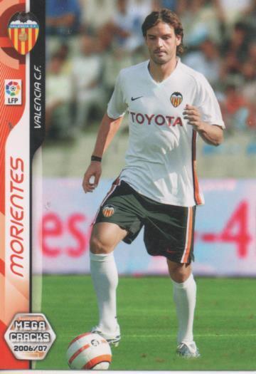 Cromo E004192: Trading Card. Mega Cracks 06-07. nº 323 Bis Morientes. Delantero. Valencia C.F.