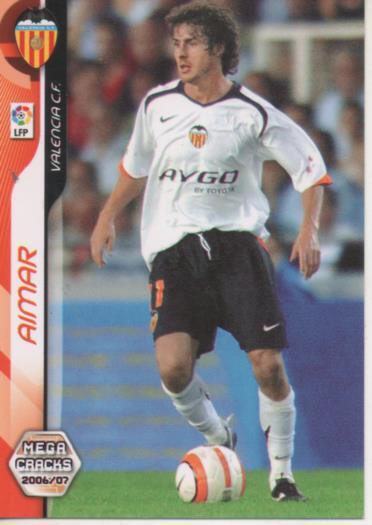 Cromo E004191: Trading Card. Mega Cracks 06-07. nº 322 Aimar. Medio. Valencia C.F