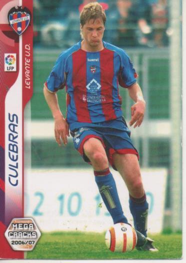 Cromo E004188: Trading Card. Mega Cracks 06-07. nº 166 Culebras. Defensa. Levante U.D.