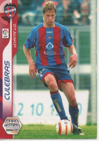 Cromo E004188: Trading Card. Mega Cracks 06-07. nº 166 Culebras. Defensa. Levante U.D.