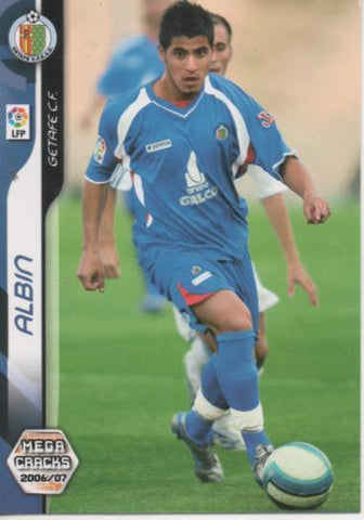 Cromo E004181: Trading Card. Mega Cracks 06-07. nº 141 Albin. Medio. Getafe C.F.