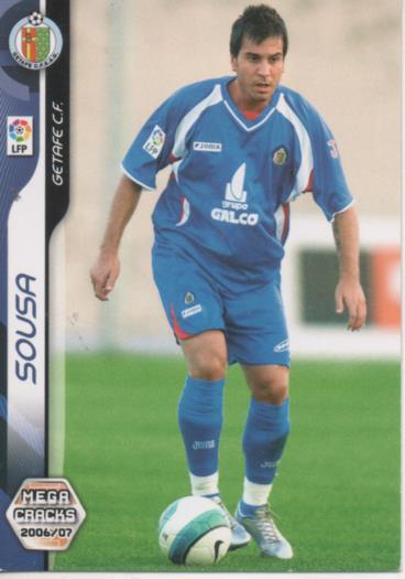 Cromo E004179: Trading Card. Mega Cracks 06-07. nº 139 Bis Sousa. Medio. Getafe C.F.