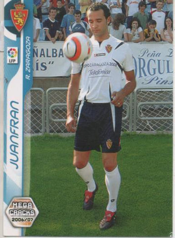 Cromo E004203: Trading Card. Mega Cracks 06-07. nº 350 Juanfrn. Defensa. R. Zaragoza